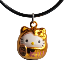 【发顺丰】曼斯特宠物铃铛项圈 猫咪项链彩色铃铛小猫咪英短加菲美短项圈饰品宠物用品猫铃铛 金色福猫