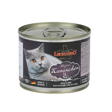 【新年包装随机发货】小李子leonadro猫罐头 无谷成幼全猫主食罐200g湿粮德国莱昂纳多 兔肉200g