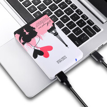 蓝硕（BLUEENDLESS）移动硬盘1t 500G 2.5英寸USB3.0支持安卓手机type-c 巴黎故事 250G