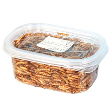 憨憨宠 仓鼠用品 面包虫仓鼠保暖木屑浴沙跑轮纸棉荷兰猪龙猫金丝熊豚鼠营养零食 面包虫盒装