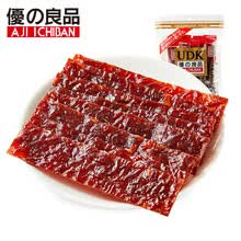 优之良品 猪肉脯65克X2 特产猪肉干肉片肉类熟食休闲零食小吃 猪肉脯烧烤味65g*2