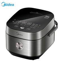 美的（Midea）电饭锅多段IH电磁加热4L智能预约舞动IH一锅两煮加厚钛金鼎釜家用多功能电饭煲 DHZ4001XM/多段IH