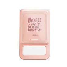 美的（Midea）三明治早餐机轻食机华夫饼机家用多功能加热吐司压烤机面包机 JK1312P101P