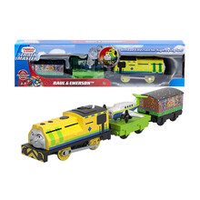 托马斯和朋友（THOMAS&FRIENDS） 托马斯电动小火车头轨道车厢儿童男孩玩具套装 【电动】BMK93劳尔&艾默生