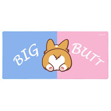 宜适酷（EXCO）900x400x2mm 柯基包边鼠标垫 桌垫 超大号锁边游戏垫 MSP1900901 XXL