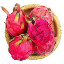 悦麦红心火龙果当季新鲜水果 中果单果300-500g 4.5-5斤(约7-8个果)