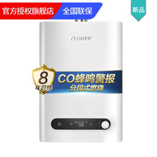 格力 （GREE）13升燃气天然气热水器 分段式微焰燃烧 智能恒温双重防冻 JSQ25-13A1 天然气