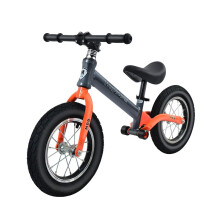 珞弗儿童平衡车无脚踏3-5岁溜溜自行车小孩双轮宝宝滑行学步滑步车 橙灰色