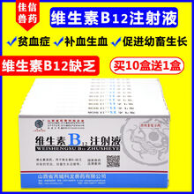 兽药兽用维生素B12注射液宠物猫狗神经炎补贫血生长缓慢VB12针剂 10盒价【实发11盒】