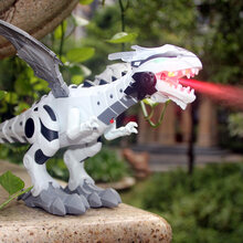 恐龙玩具套装仿真动物模型遥控霸王龙超大号会走路的儿童电动玩具男孩 喷水机械龙