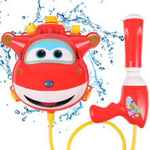 超级飞侠儿童背包水枪玩具夏天喷水呲水枪户外沙滩戏水双肩背水壶高压喷射水枪乐迪儿童生日礼物