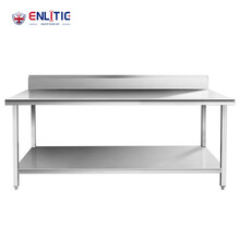 炉拼台打荷台厨房炉灶 商用拉门工作台 不锈钢双通道打荷台（工程定制) 长宽1500*800mm