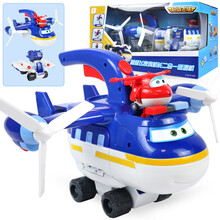 奥迪双钻 超级飞侠玩具超级宠物变形机器人磁力合体第9季乐迪爱宝全套装 庞机长2合一套装【含小乐迪】