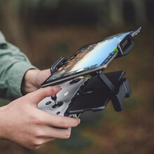 适用于大疆御AIR 2S平板ipad手机支架金属mavic mini2/SE遥控器拓展夹手机平板配件 通用平板支架标准款