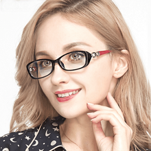 Goger高清老花眼镜女时尚防辐射蓝光看报纸手机 老花镜女 200度（55岁左右）