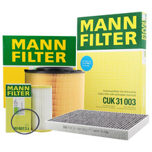 曼牌滤清器三滤套装适用17-20款奥迪A4L 18-20款Q5L 17-20款A5以上车型2.0T高功率版