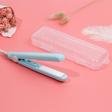 迷你直卷鼎球两用小夹板男女通用小夹板不伤发男女学生空气刘海内扣卷棒拉直发玉米夹酷虫 蓝色(直卷两用)