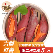 六鳌蜜薯红薯地瓜香甜糯可煮烤蒸吃特产 5斤小果(带箱)