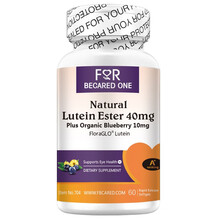 FBO彼心 进口有机天然叶黄素酯软胶囊 儿童成人中老年护眼片 含玉米黄质 60粒 