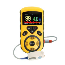 血氧仪新生儿早产儿婴儿家用医用脉搏心率血氧饱和度仪100 【普通电池版用5#电池100F血氧仪配新生儿型探头