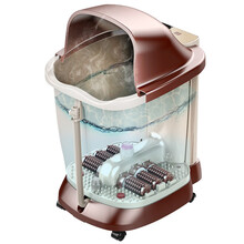 港德高深桶足浴盆全自动按摩电动熏蒸洗脚盆泡脚桶加热家用足浴 升级款-40cm内深+全自动按摩+足浴礼包