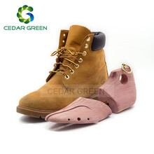 CEDAR GREEN雪松木中靴靴撑鞋撑鞋楦实木鞋撑子撑鞋器扩鞋器定型防皱除味可调 中靴原木色45/46
