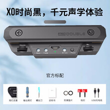 double吉他拾音器带打板免开孔民谣木吉他电箱扩音器X0拾音器 时尚黑