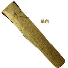 古琴囊古琴袋单肩可背手提便携加厚琴包加棉琴衣通用古琴 绿色
