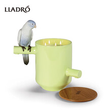 LLADRO雅致 鸟语馨香 香氛蜡烛 绿色/亮面