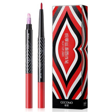 格蒙 唇线笔初学者防水持久不脱色勾线画口红哑光口红笔 2#正红色