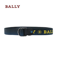 BALLY 巴利 新品 男士炫彩 渐变色 针织腰带115cm COPPER 40 M.SF 蓝黑色 115