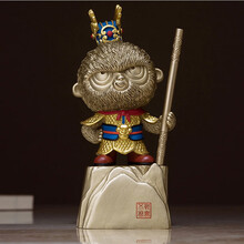现货铜师傅战无不胜孙悟空全铜摆件齐天大圣美猴王铜工艺品办公桌摆件开业乔迁礼物商务礼品会议纪念品奖品