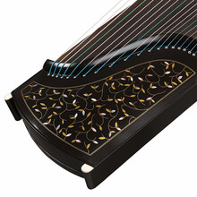 星海 古筝初学入门演奏古筝仿胡桃黑檀色飞花点翠图案古筝乐器8811FH