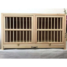 信鸽鸽子巢箱配对笼赛鸽巢鸽子配对笼巢箱实木鸽子笼鸟笼打笼 上翻门70*40*40