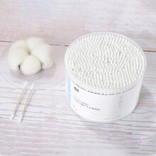 棉签800支1600头 便携装耳鼻清洁化妆（化妆棒卸妆棉球双头美妆工具 ） 水滴头&葫芦头棉签500支