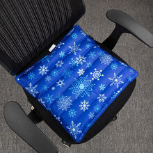 杞沐 夏季冰垫坐垫办公室水垫屁股垫水袋椅垫汽车水坐垫凉坐垫 深雪花(45cm*45cm) 1个装