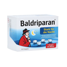 德国进口助眠安宁神糖衣片 Baldriparan消除失眠烦躁焦虑不安 神经修复睡眠障碍 轻松倒时差 【加强型】夜间助眠 90粒（00215657） 德国直邮原装进口