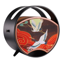 无线户外蓝牙音箱插卡超重低音炮随身便携音响手提车载大功率 黑色白鹤