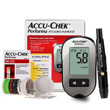 罗氏（ROCHE）罗氏 accu-chek 罗氏血糖试纸  血糖仪家用测试仪 卓越金采血糖仪+100片试纸+100针