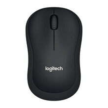 罗技（Logitech）B220企业版 无线静音鼠标 对称鼠标 光电鼠标 电脑笔记本商务办公家用鼠标 黑色