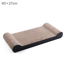 猫抓板猫咪玩具猫用品实木瓦楞纸猫沙发猫爪板猫磨爪板猫咪床 加大号骨头单瓦楞纸