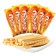 韩国进口海太炭烤薯条薯棒儿童土豆条膨化零食办公室休闲小零食27g*10盒 马铃薯棒27g*6盒