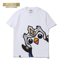 LOL 英雄联盟 云顶之弈 羽饰骑士 T恤 游戏周边 官方旗舰 白色 M