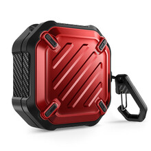 SUPCASE 三星Galaxy BudsLive保护套三星蓝牙耳机budslive保护壳防摔壳 BudsLive-金属红