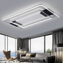 VVS美学灯 客厅灯吸顶灯灯具套餐三室两厅北欧led客厅吸顶灯现代简约大气客厅大灯卧室书房餐厅灯饰 客厅灯 110*70cm无极调光+遥控