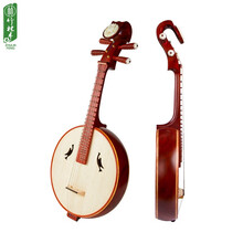 竹林丰 中阮 乐器 红花梨木中阮-漆面 初学者练习考级 专业演奏民族弹拨乐器