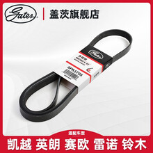 gates盖茨雪佛兰景程科鲁兹爱唯欧别克英朗1.6 1.8发电机皮带套装套装正时皮带套装3件套装水泵 发电机皮带（6PK1795）