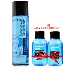 欧莱雅男士护肤爽肤水 水能保湿增强爽肤水130ml  控油补水  清爽保湿
