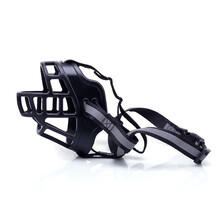 HENCHMEN亲信 狗嘴套宠物狗防咬狗口罩中大型犬止吠器防乱吃乱叫可喝水狗狗嘴罩 反光带款5#嘴围33cm 建议体重80-120斤