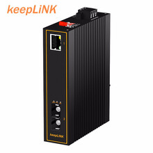 keepLINK KP-9000-53-1FX1TX-SC20 工业级光纤收发器百兆单模双纤 光电转换器